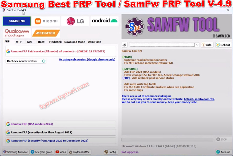 SamFw FRP Tool